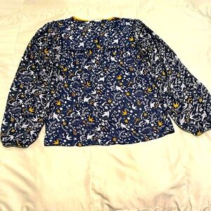 Boden Whimsical Bird Top, Size 4 (US)